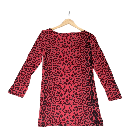 Red Animal Print Mini Dress From Boohoo - Picture 3 of 7